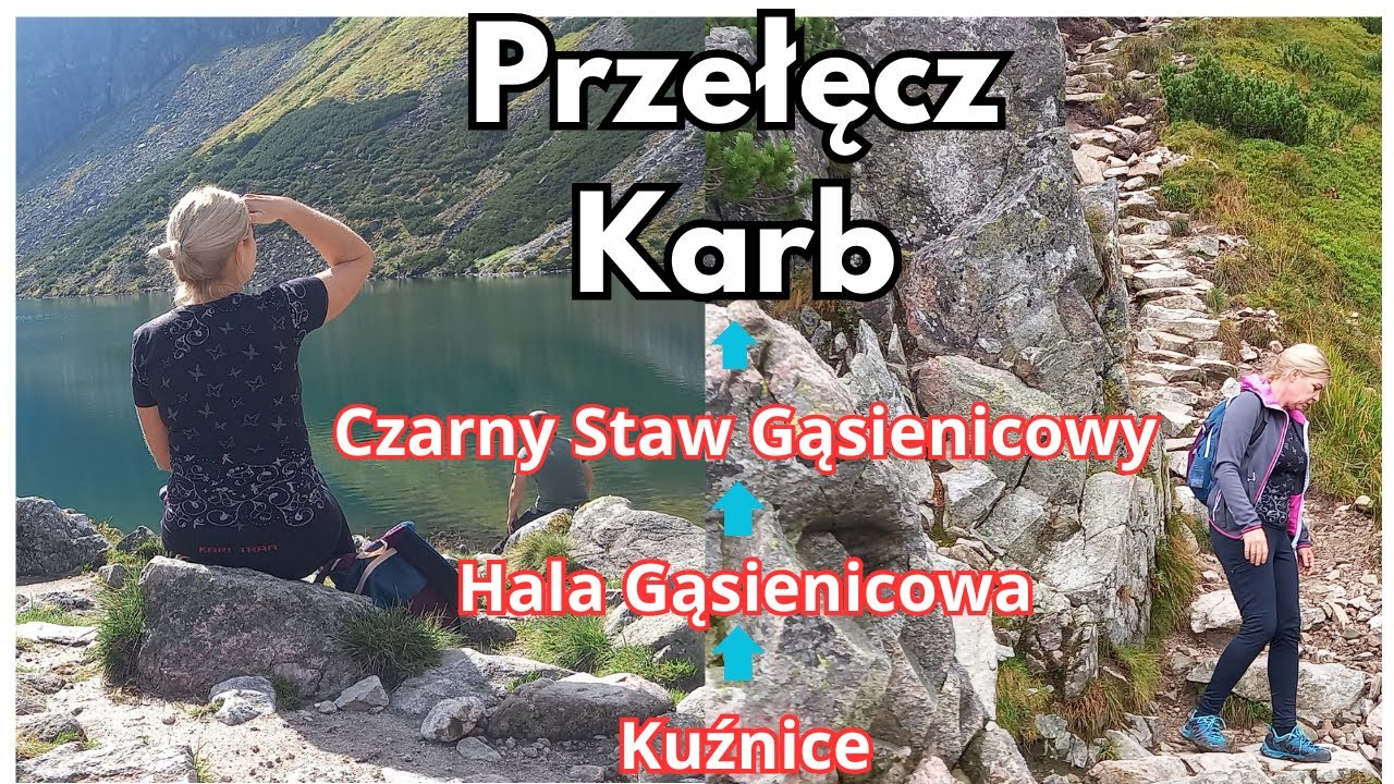 Przełęcz Karb - szlak z Kuźnic. OPIS. Tatry.
