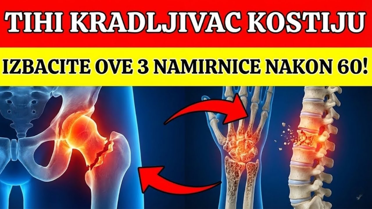 STARIJI! Ova 3 Namirnica TIHO Slabe Kosti - Bacite Odmah! | Zdrav Život
