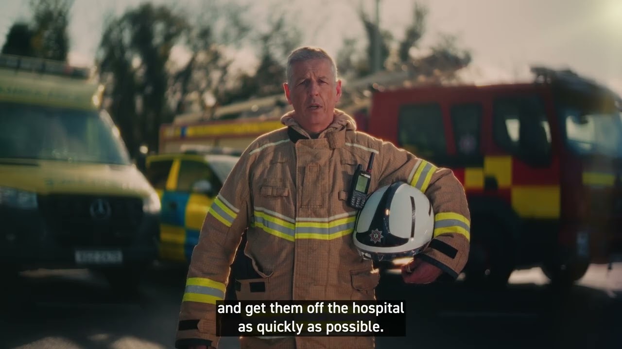 Road Safety Week 2025 - Emergency Services respond to RTC