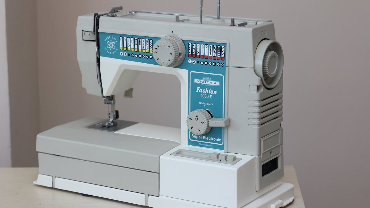 Victoria Fashion 4000E Nähmaschine Sewing machine Швейная машина test