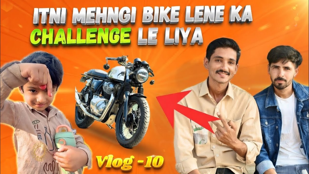 दोस्त ने Royal Enfield GT 650 लेने का चैलेंज ले लिया | Sunday को गुमने चले गए @ramthevlogger07 #vlog