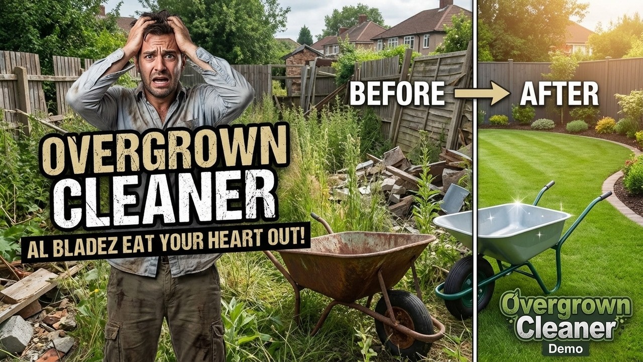 Al Bladez eat your heart out! | Overgrown Cleaner