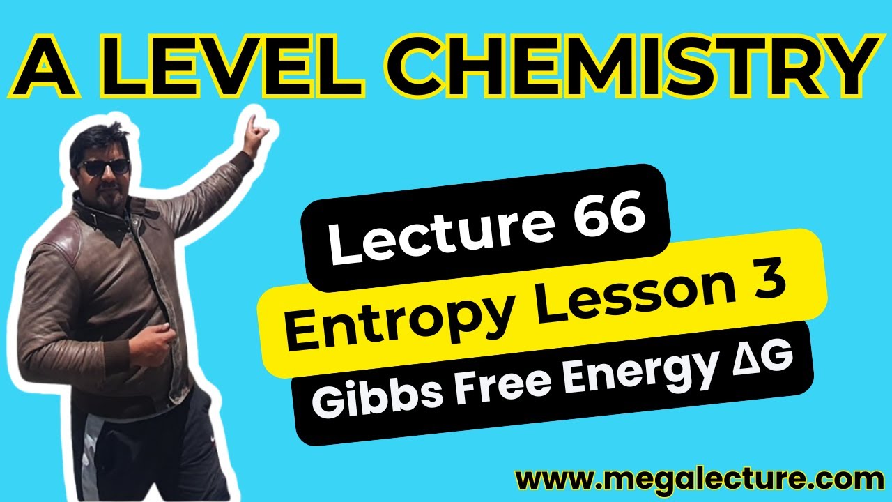 Урок A-Level | Онлайн-занятие 66 | Энтропия 3 | Свободная энергия Гиббса ΔG | WhatsApp 0323 5094443