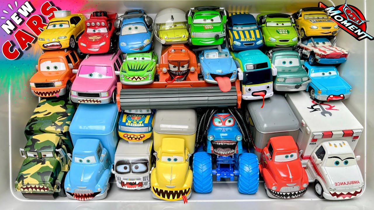 Disney Pixar Cars Unboxing Review | Lightning McQueen, Tow Mater, Doc Hudson, Sally Carrera, Cruz