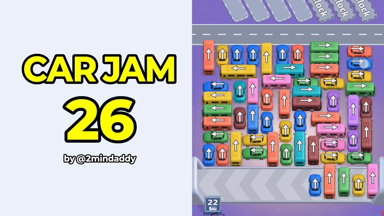 Car Jam Level 26 Solution and Walkthrough