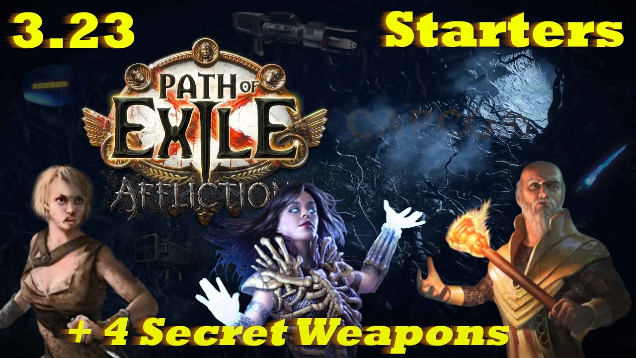 Affliction League - 4 starter builds you absolutely might want to use maybe, if given chance I mean.