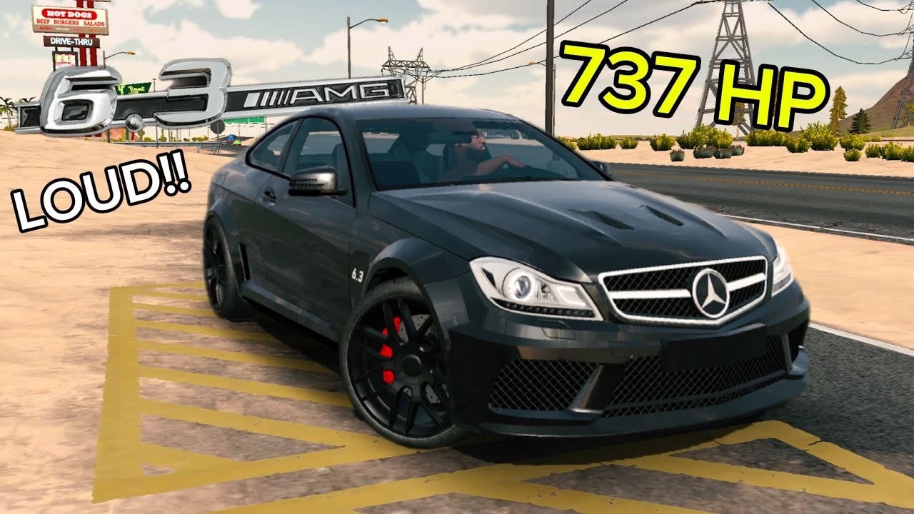 Mercedes Benz 63 ///AMG BLACK SERIES |gameplay| Loud exhaust