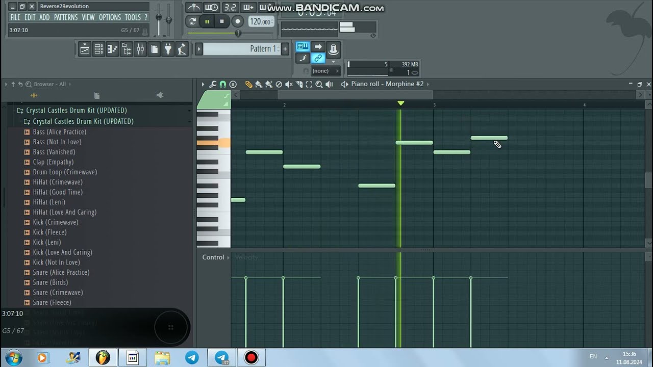 Crystal Castles - Vanished in 2 minutes in fl studio