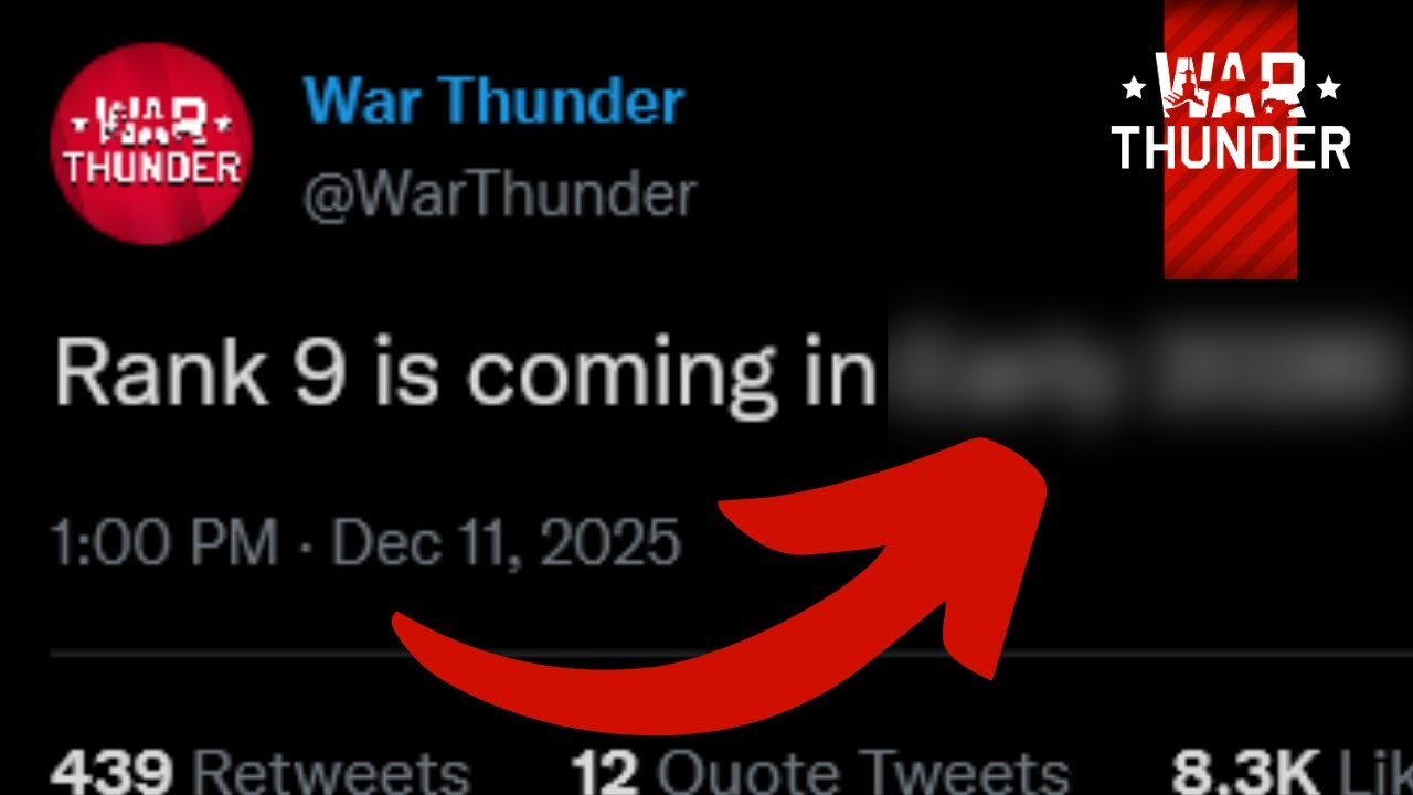 Gaijin just CONFIRMED Rank 9!