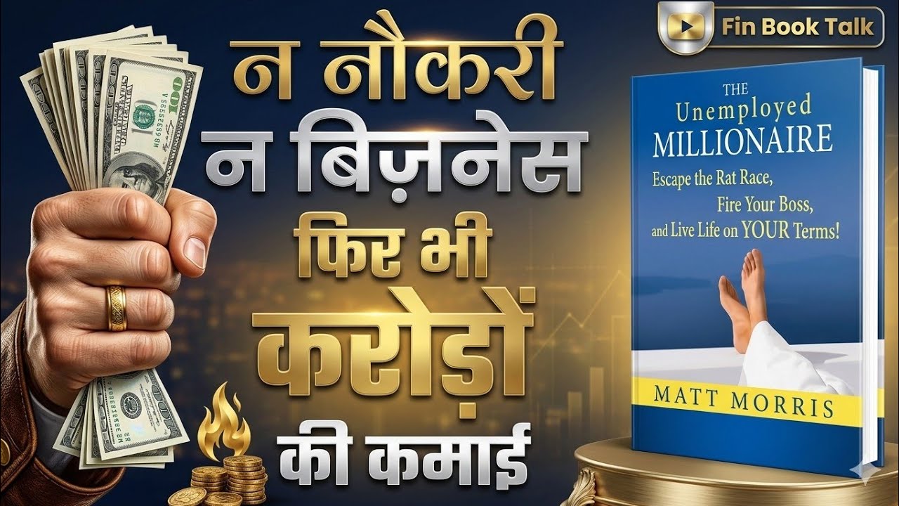 The Unemployed Millionaire Book Summary | No Job, No Business.. Still A Millionaire #books