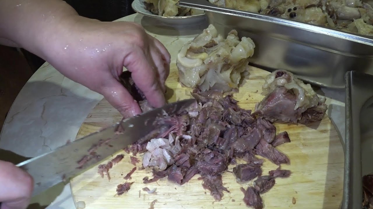 Холодец из говядины и свинины, очень вкусно