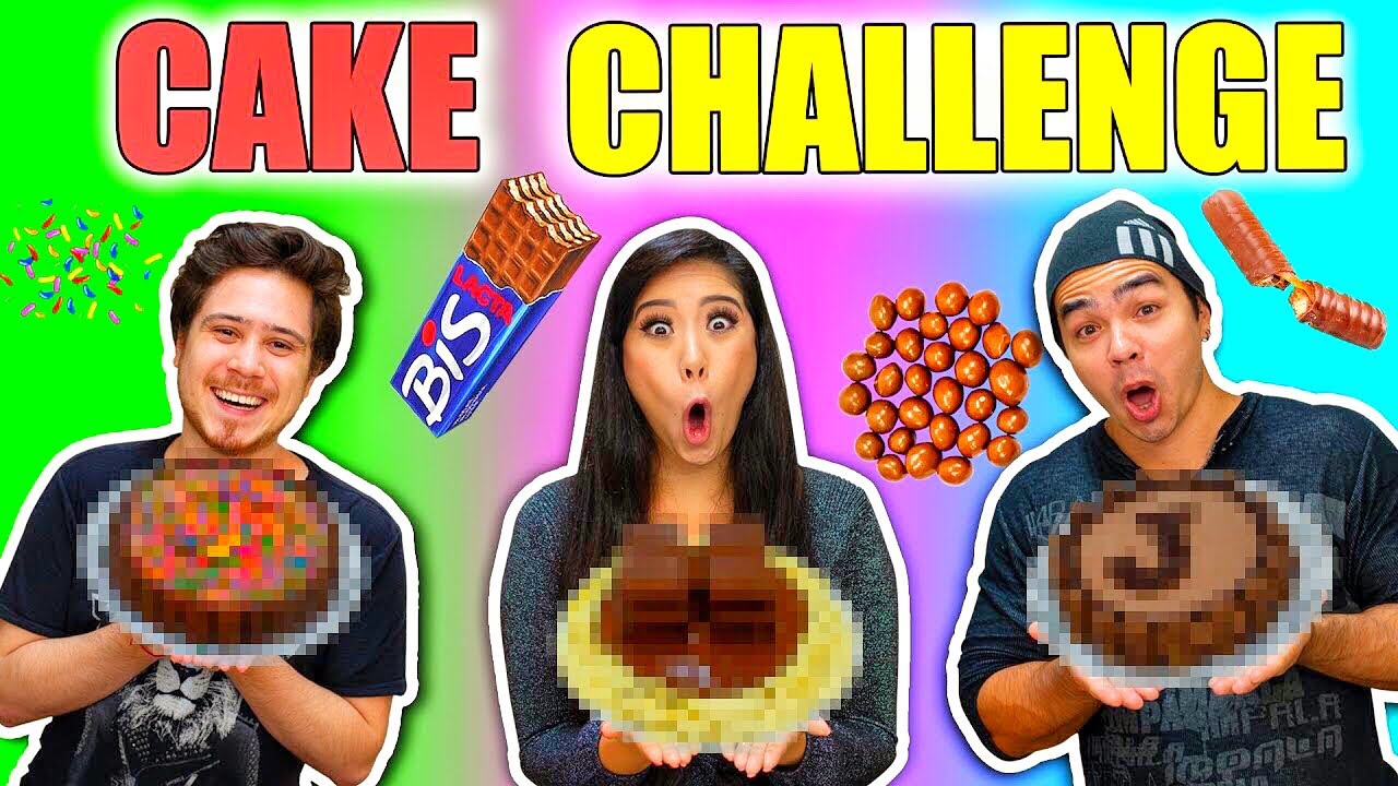 CAKE CHALLENGE - fizemos 3 bolos para a JERU | Maru e Bomba