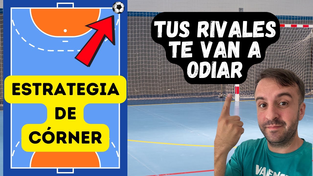 📚​ GUÍA TÁCTICA - 🎁​ 4 JUGADAS de CORNER para FÚTBOL SALA 🎁​(Explicadas) 👨‍🏫​
