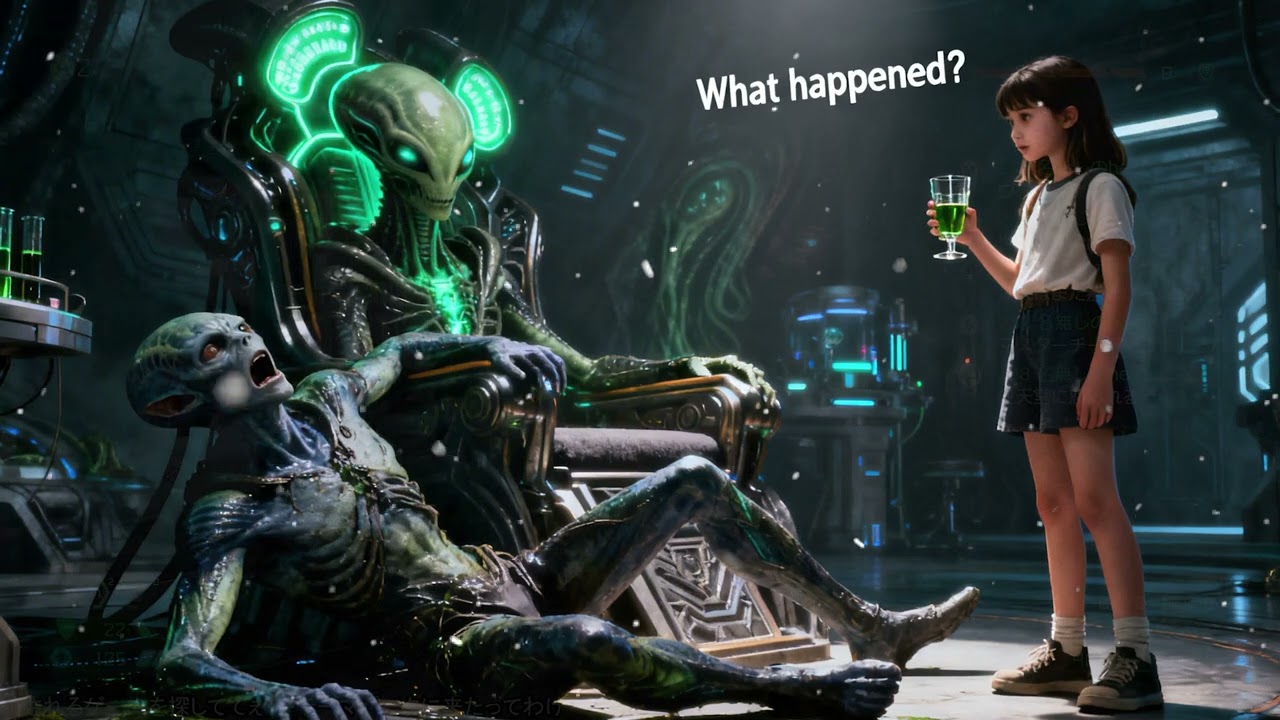 The Venom Could Kill in Seconds | The Human Girl Drank It, Dropped the Alien and Asked “What Happene