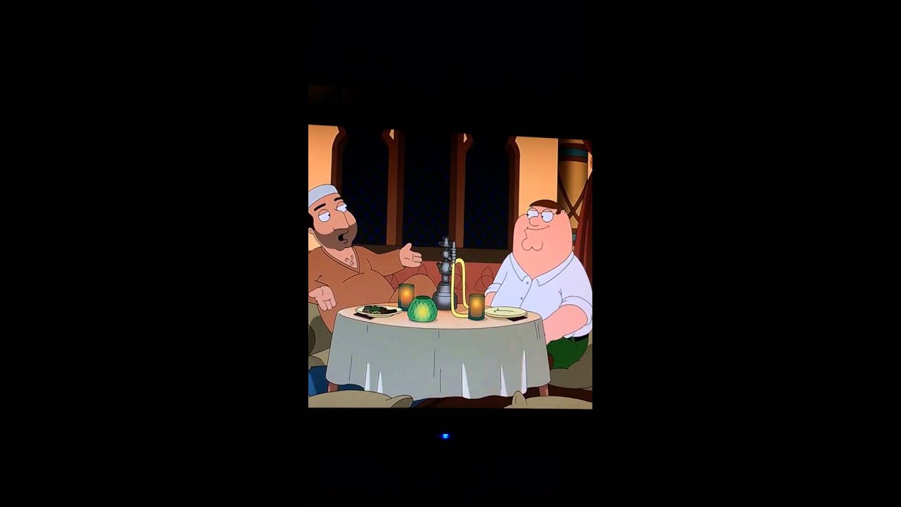 Family Guy Smoking Hookah