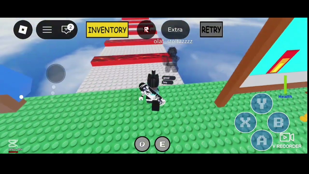  (Flash warning and volume warning)Playing I wanna test the game