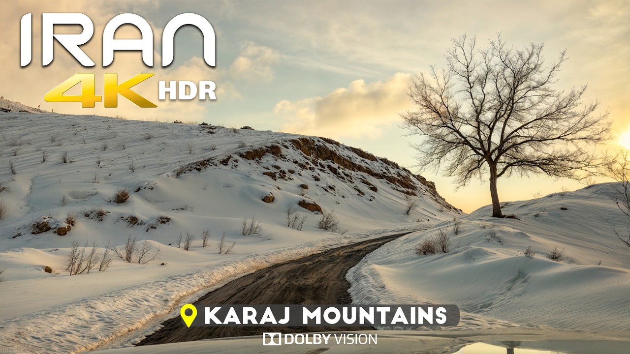 Terrifying & Beautiful | Sunset Drive on Karaj's Dangerous Mountain Roads | Iran 4k