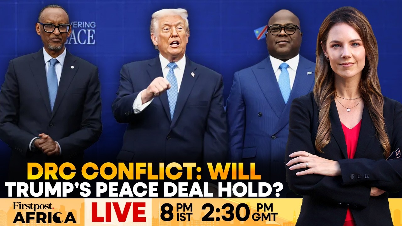 LIVE: DR Congo, Rwanda Reaffirm Commitment to Trump’s Peace Deal | Firstpost Africa | N18G