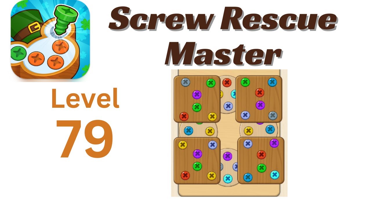 Screw Rescue Master Level 79 Walkthrough 🔩🧩 | Go Answer