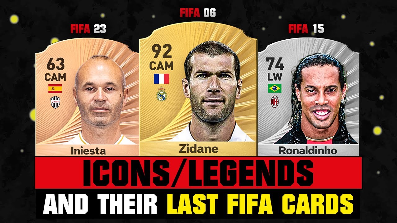 FIFA 26 | ICONS and their LAST FIFA CARDS! 😔💔 ft. Zidane, Iniesta, Ronaldinho&hellip;