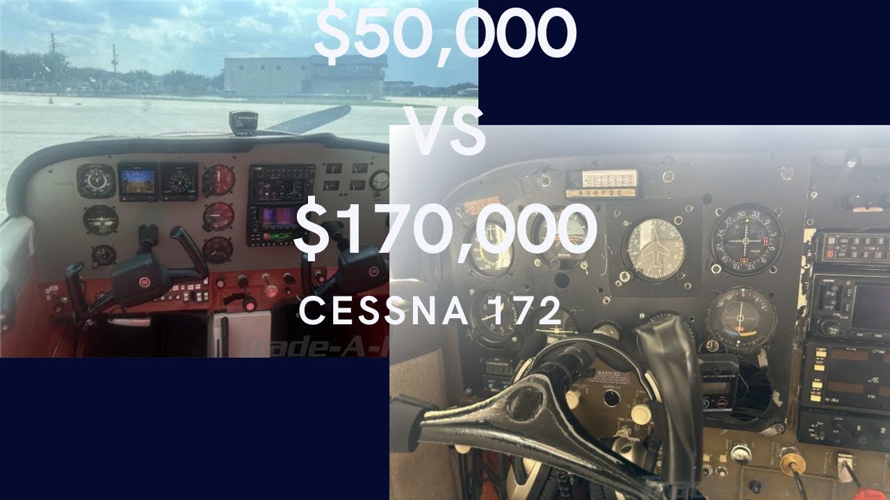 Вы не поверите в реальную разницу между Cessna 172 за 50 и 170 тысяч