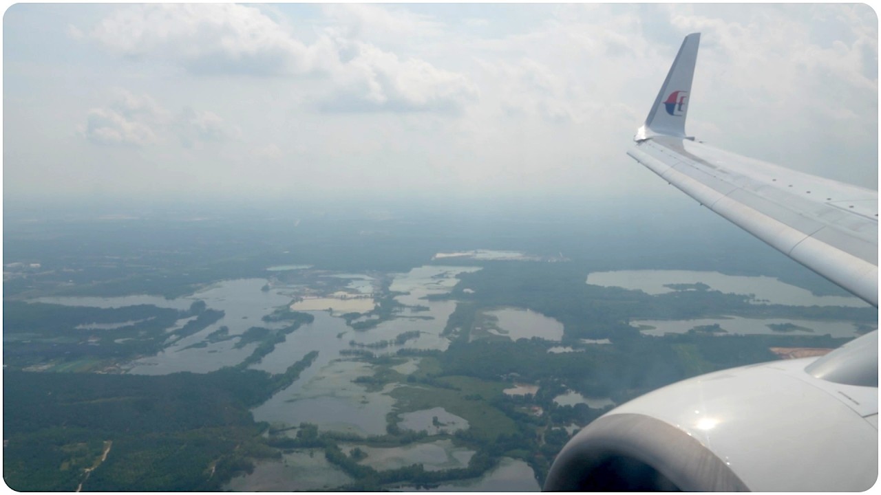 4K Boeing 737 Malaysia Airways Landing at KLIA