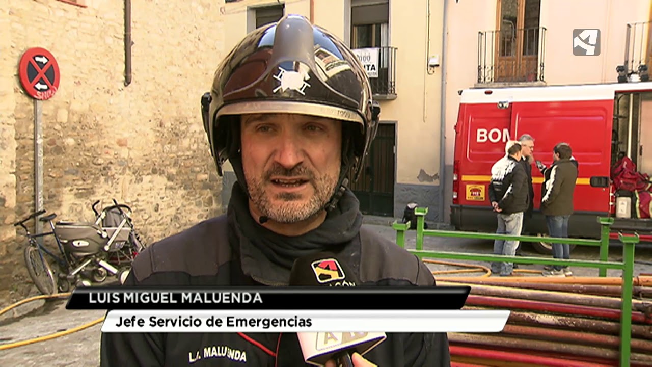 19 PERSONAS ATENDIDAS EN EL INCENDIO DE JACA