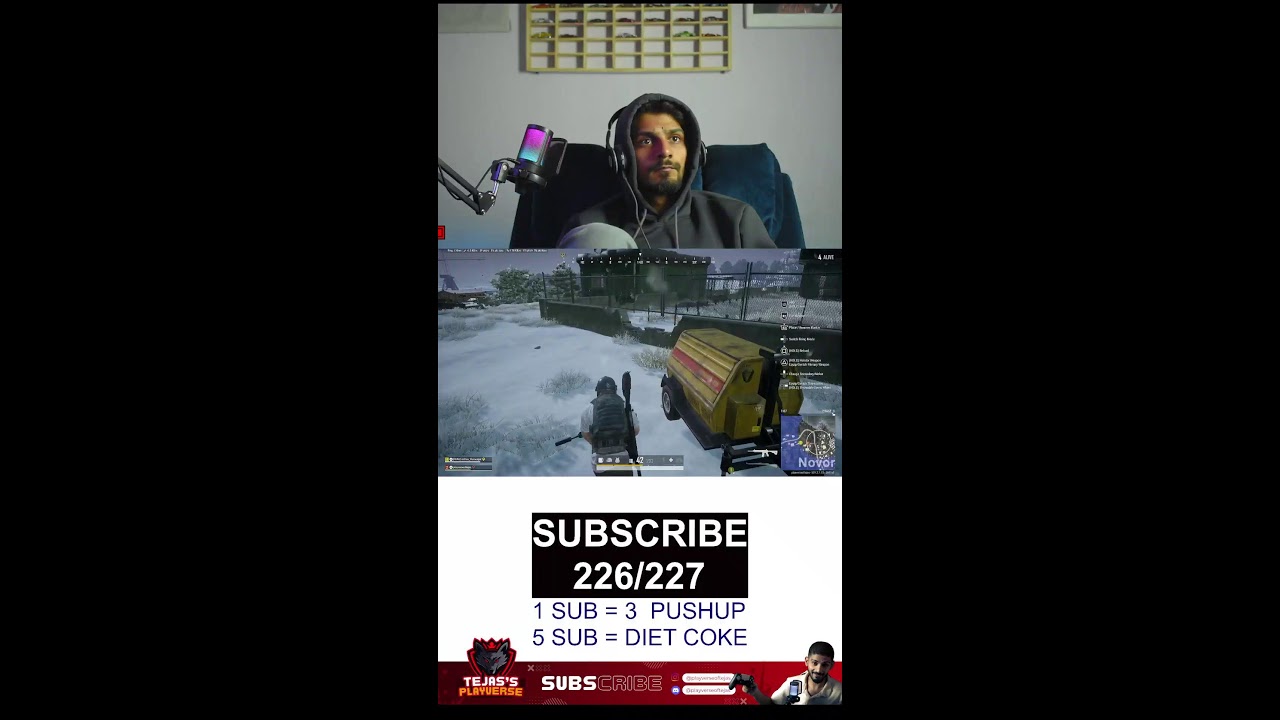 1 SUBSCRIBE 3 PUSHUP PUBG GAMEPLAY BATTLEGROUNDS | Tejas' Playverse | PS5 GAMEPLAY | LIVE #GAMING