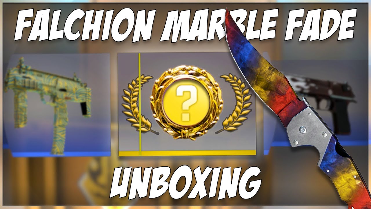 CSGO FALCHION KNIFE MARBLE FADE UNBOXING!! | 150 CASE OPENING