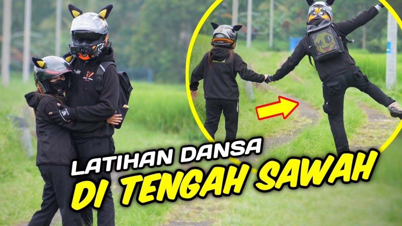 AKU DISURUH DANSA DI TENGAH SAWAH