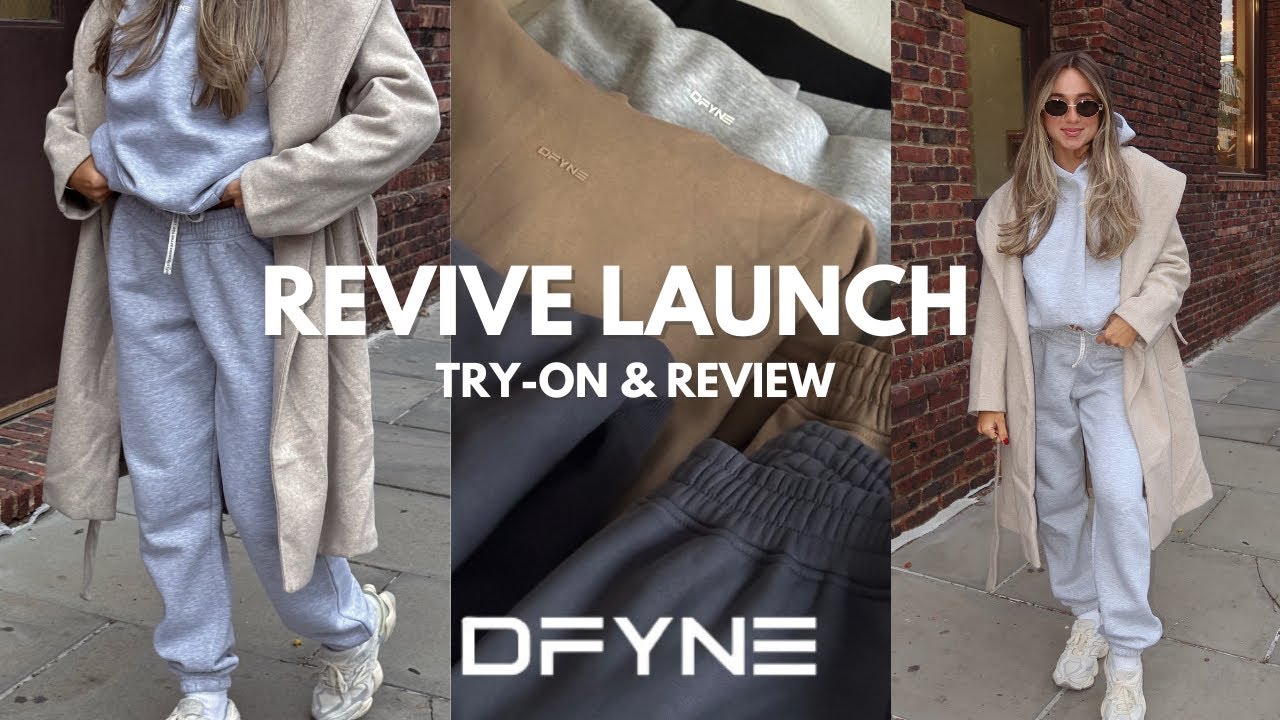 DFYNE Revive Sweat Sets Collection: try-on haul & in-depth review