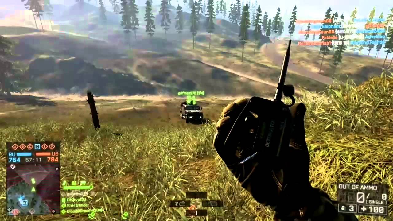 How to C4 launch vehicles in BF4