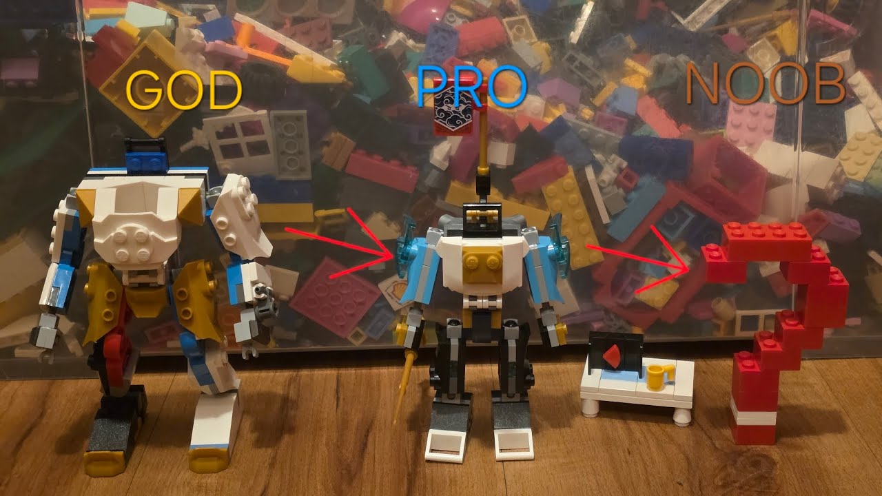 Super cool mechs!! From god tier to noob tier with the noob one being my own creation