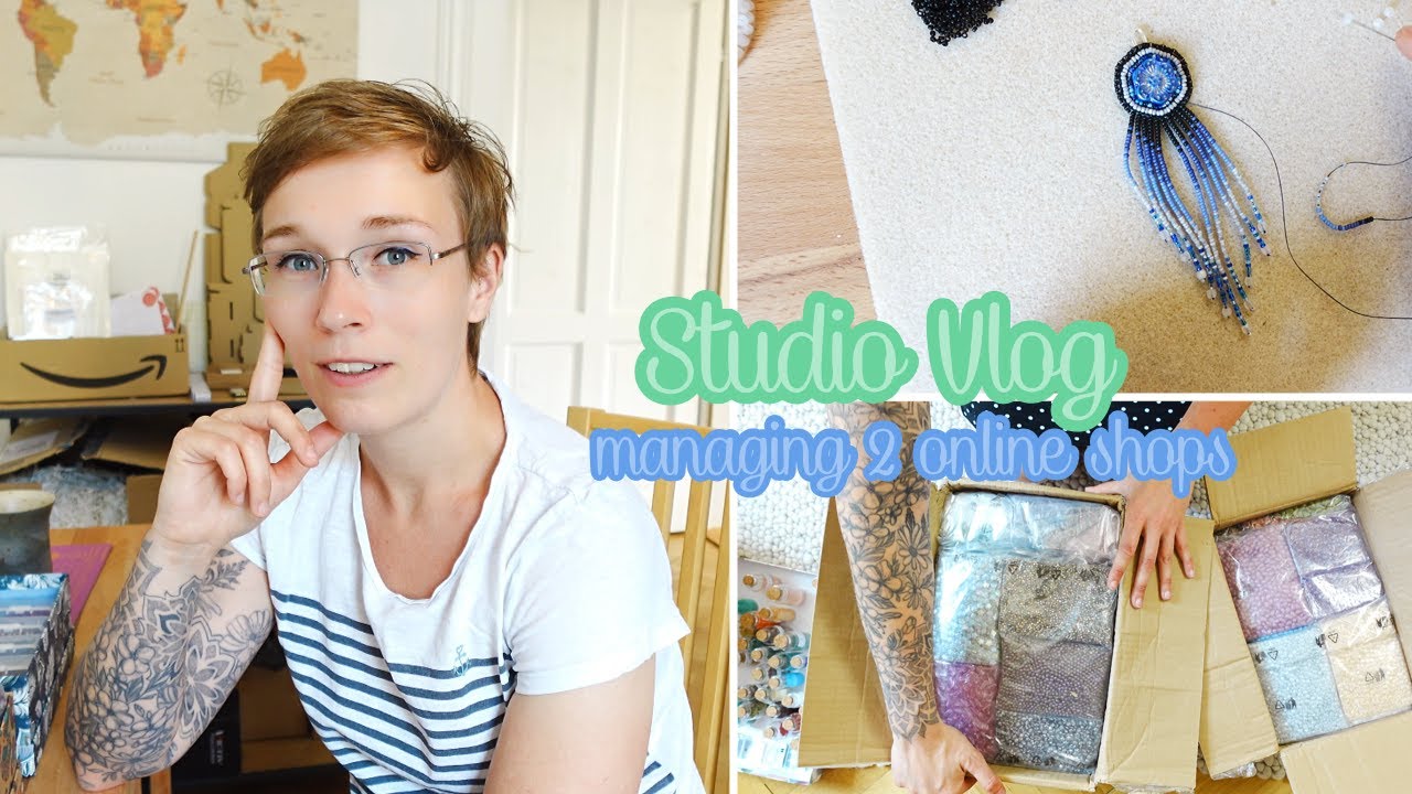Studio Vlog #9 | new bead stock, managing two online shops, thoughts on social media & designs