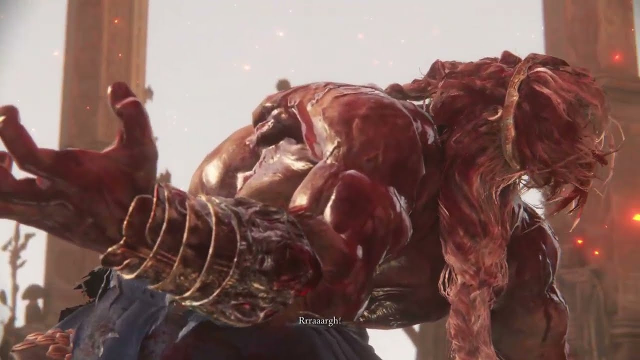 Elden Ring - Guts vs Godfrey, The First Elden Lord (NG+7 Berserker Armor mod)