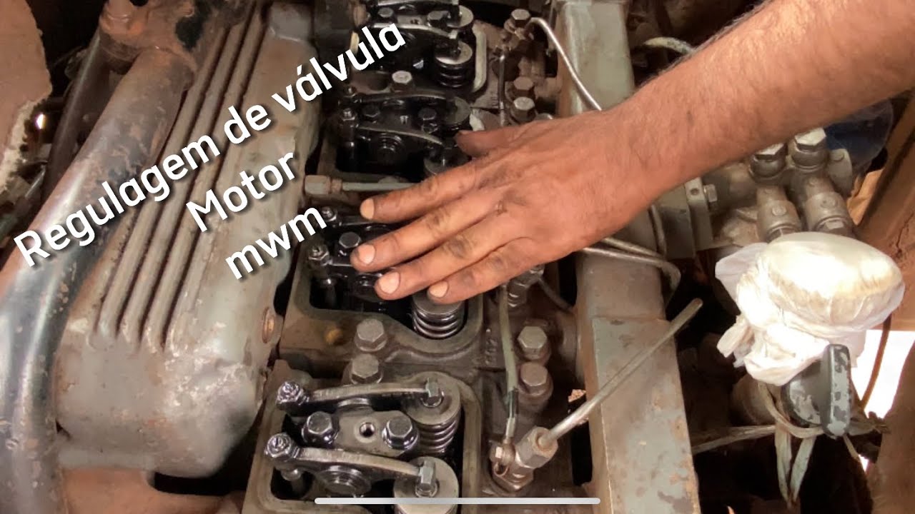 “Regulagem da válvula do motor MWM”
