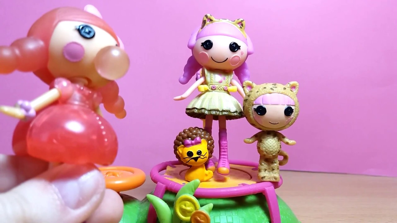 Распаковка Lalaloopsy Mini Китти Kat Jungle Roar Лалалупси Мини из коллекции Сестрёнки