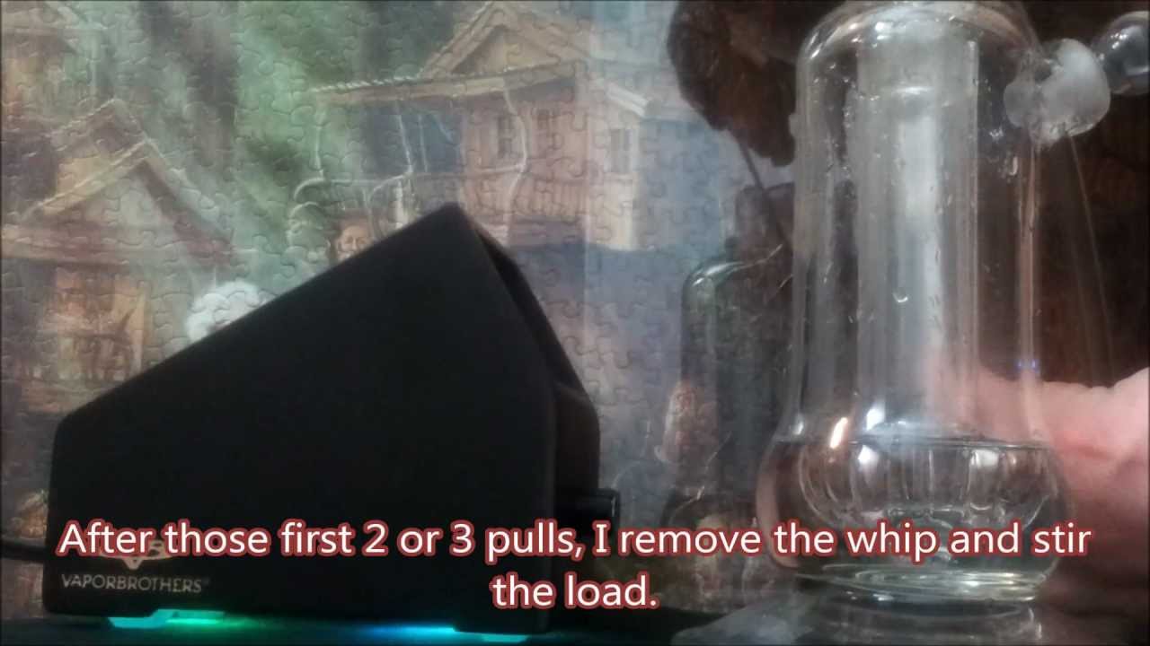 The ORIGINAL Vapor Brothers Hands-Free Desktop Vaporizer & GlassBlowersDirect.com Custom Bubbler