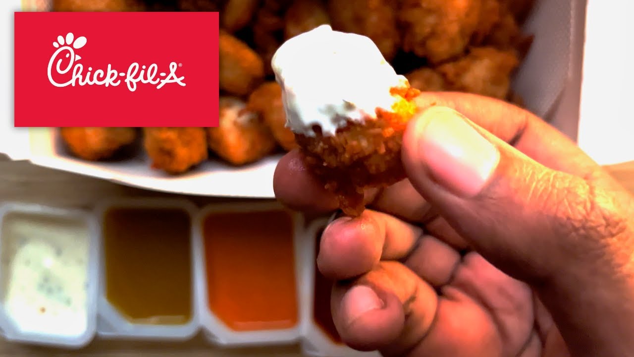 ASMR CHICK-FIL-A 30 PIECE CHICKEN NUGGETS MUKBANG EATING SOUNDS