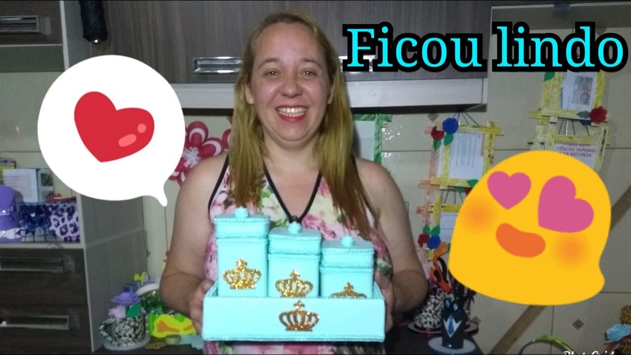 KIT HIGIÊNICO PARA BEBÊ | FEITO COM CAIXA DE LEITE E E.V.A