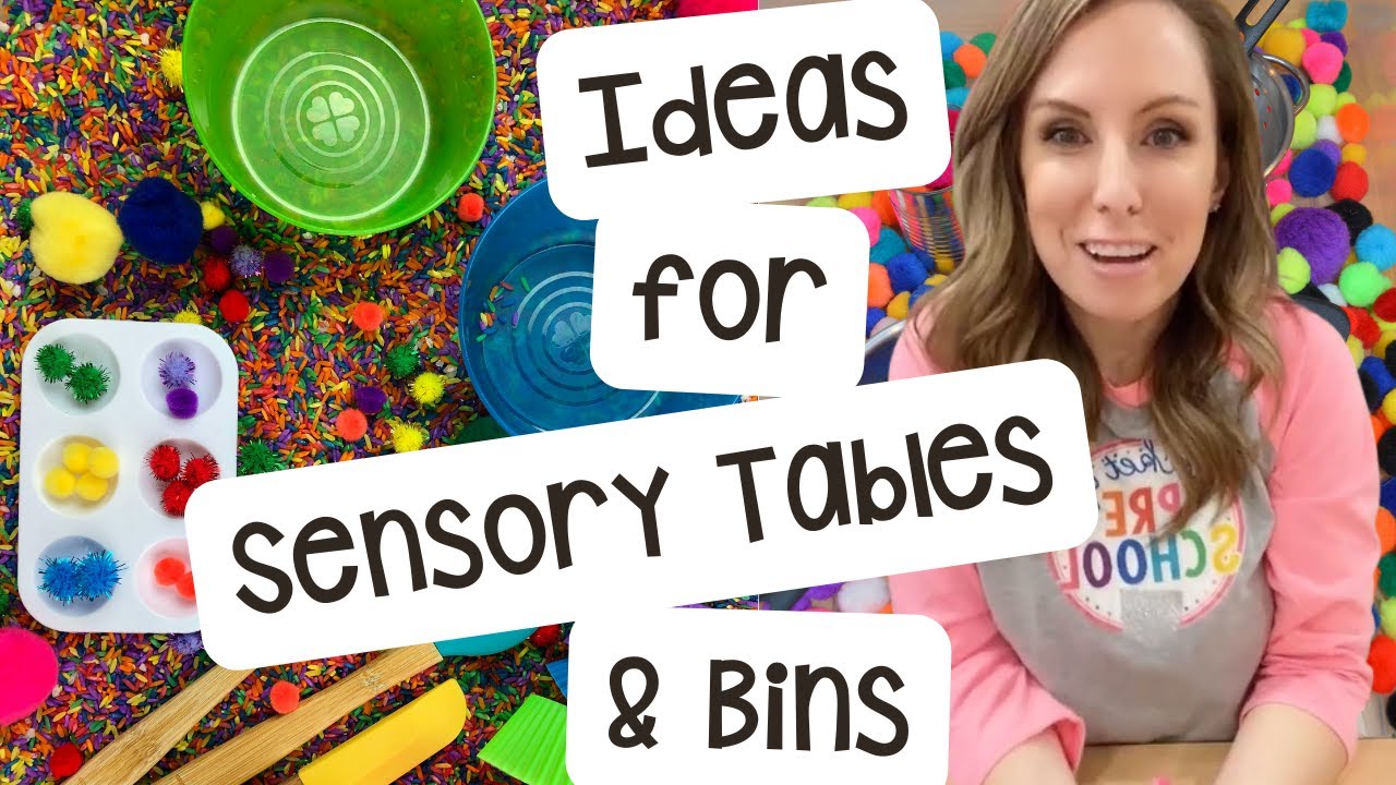 Ideas for the Sensory Table in a Preschool, Pre-k, or Kindergarten Setting