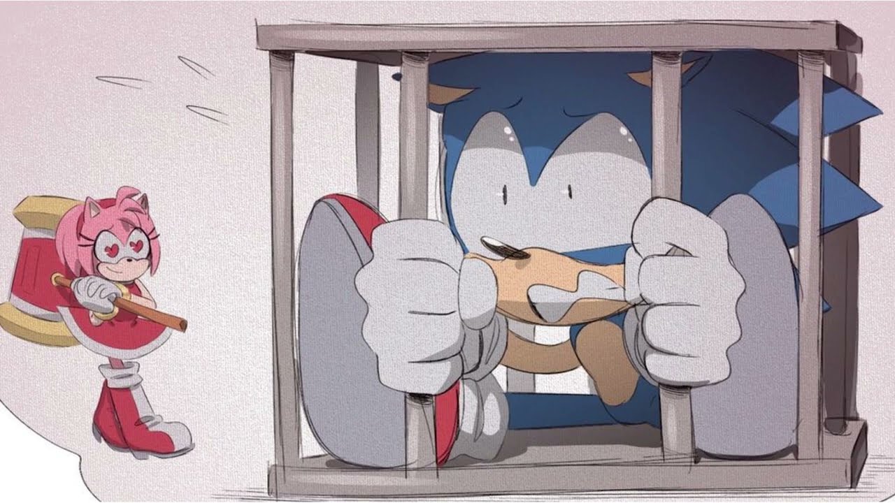 Amy Rose is a CRAZY YANDERE?! (Sonic Comic Dub)