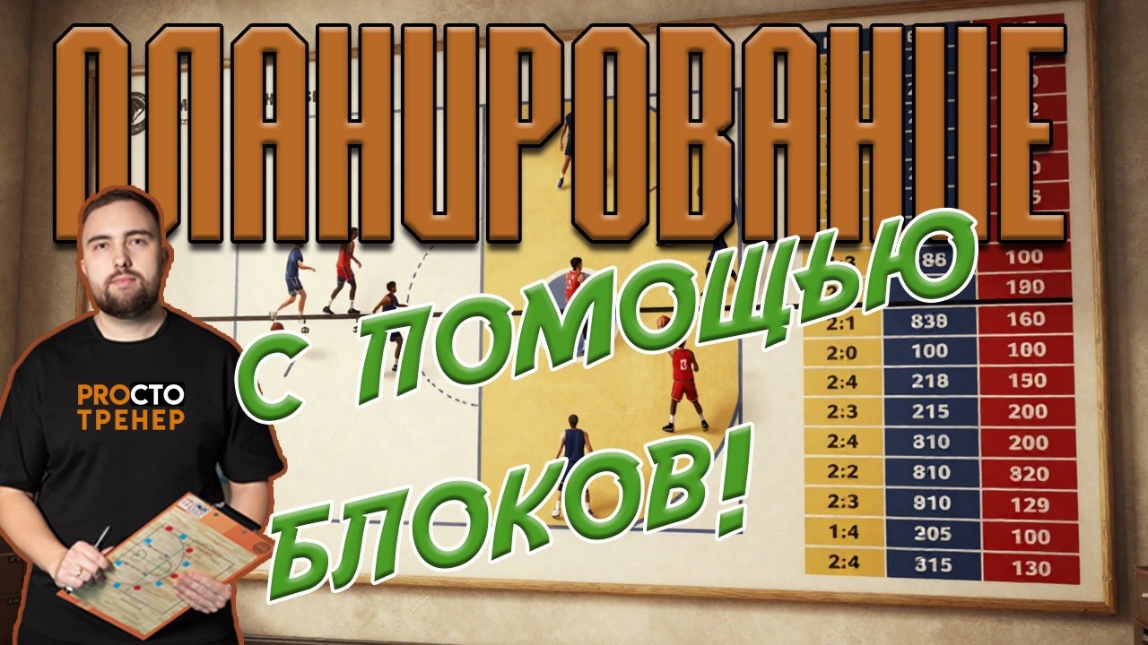 Планирование в баскетболе с помощью блоков