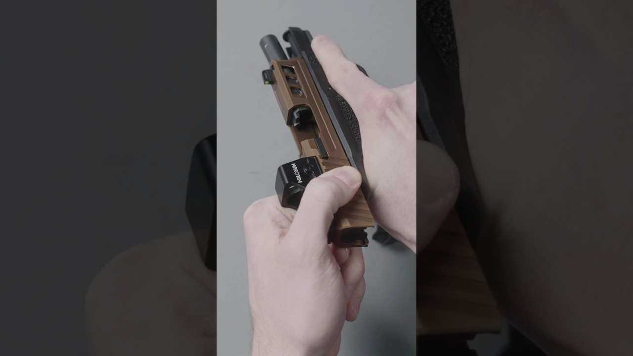 Hellcat barrel install #trueprecision #9mm #hellcat