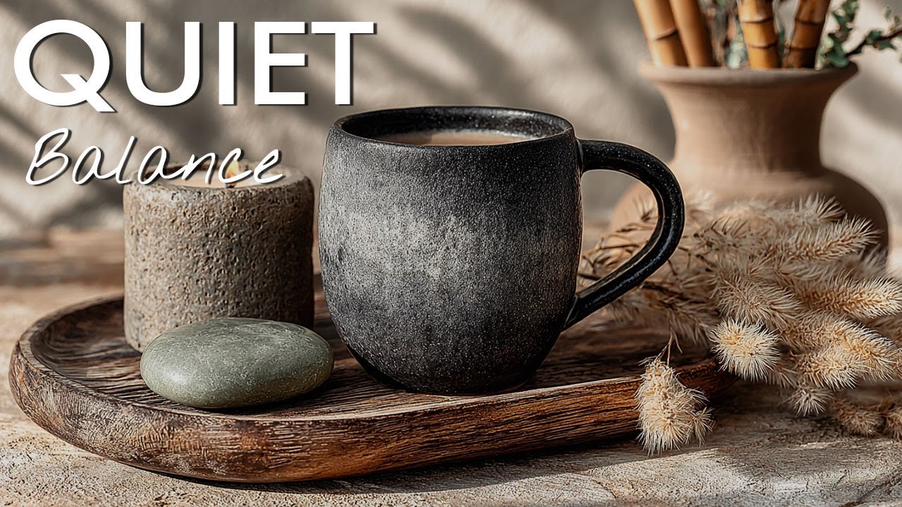 Quiet Balance Café Jazz 🌿 Minimal Zen Ambience for Deep Focus & Calm