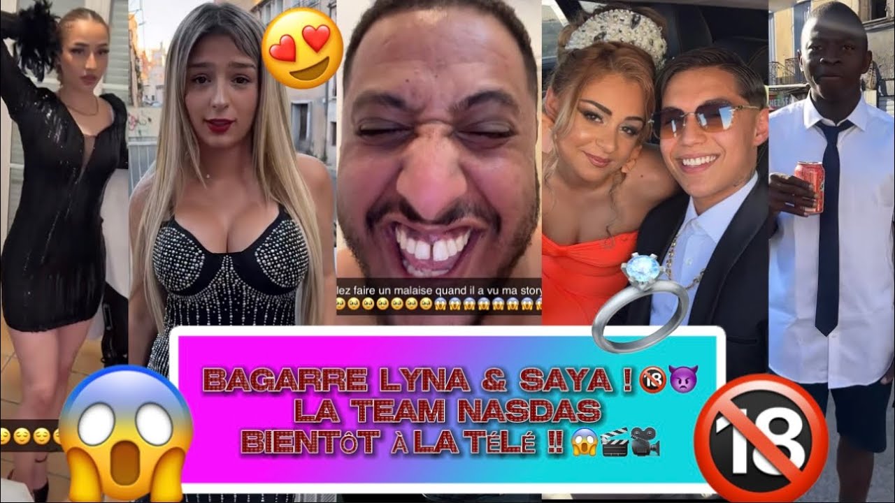 NASDAS & Co.🦅[EP.38🍿] TF1 vient FILMER le MARIAGE !💍😱•LYNA MENACE SAYA 🤬•Il fait un MALAISE🤯 #nasdas