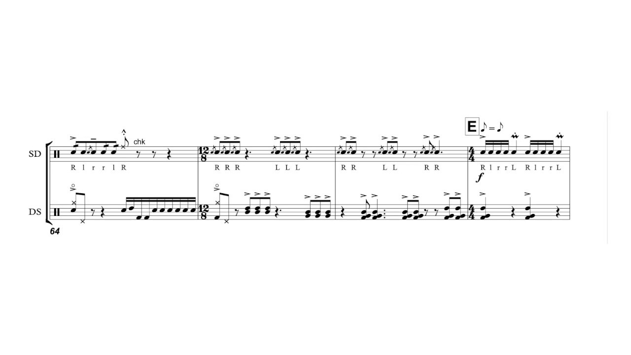 The Luxembourg Lambada - Duet for Snare Drum and Drumset