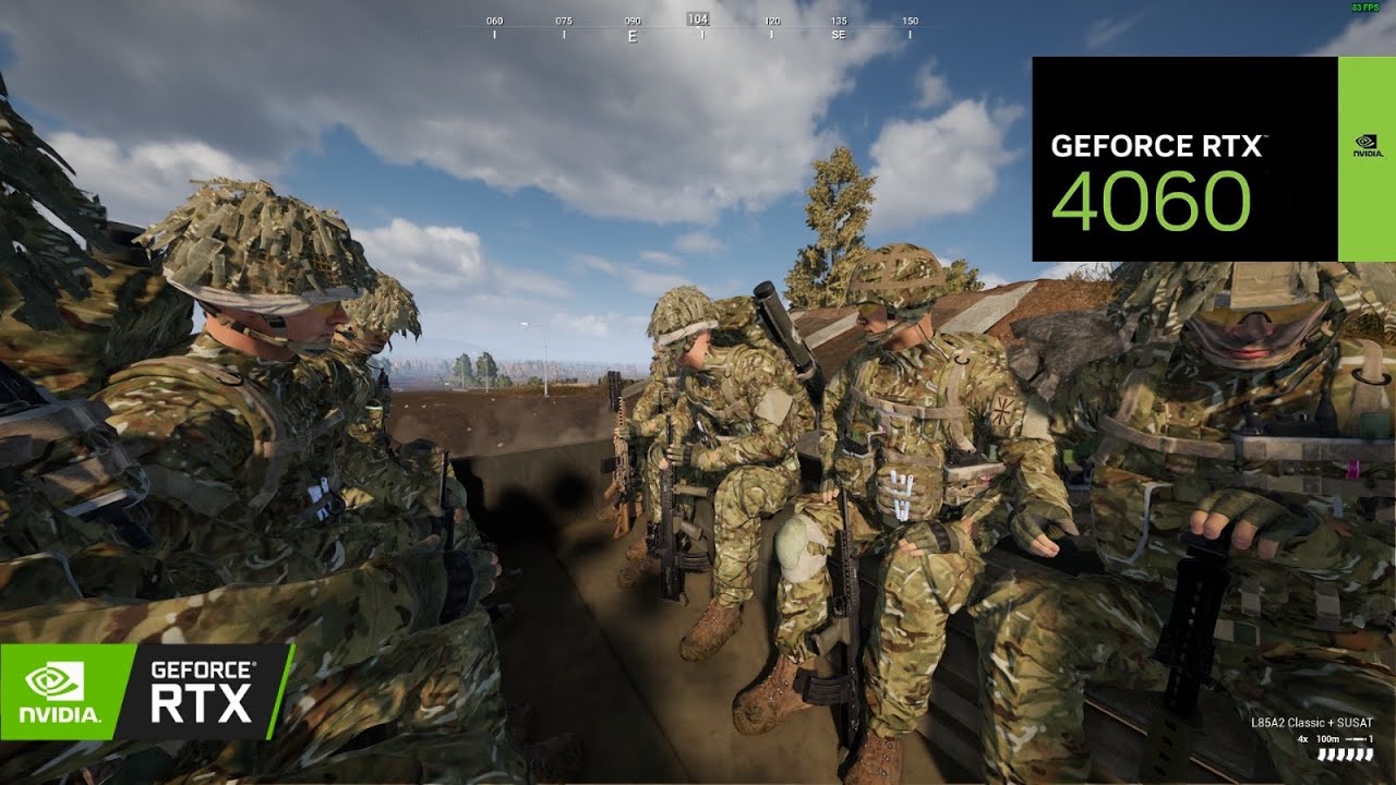 Squad | RTX 4060 8GB (FHD Ultra Settings)