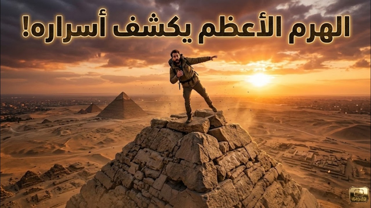 أسرار الجيزة العظيمة: اكتشاف صادم للهرم الأكبر! ⚡🏜️