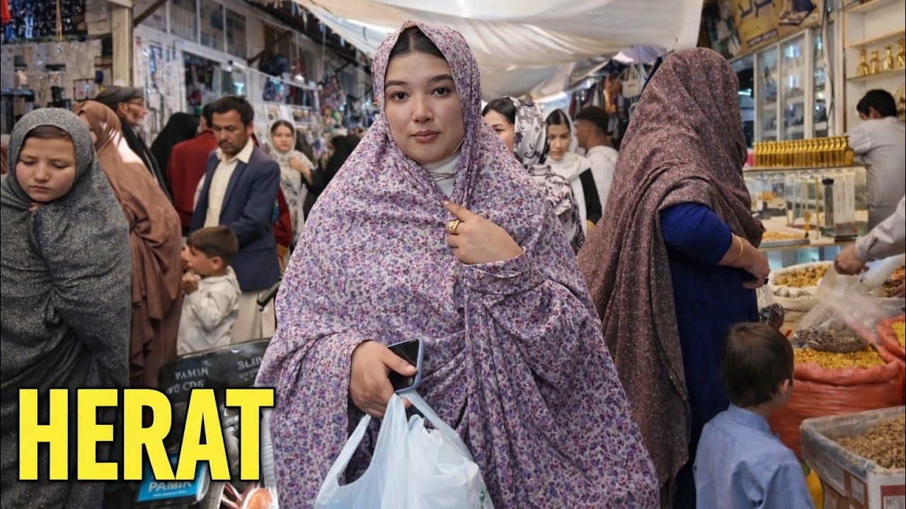 Herat Afghanistan 2026 4K Walking Tour: Real Streets & Bazaar!